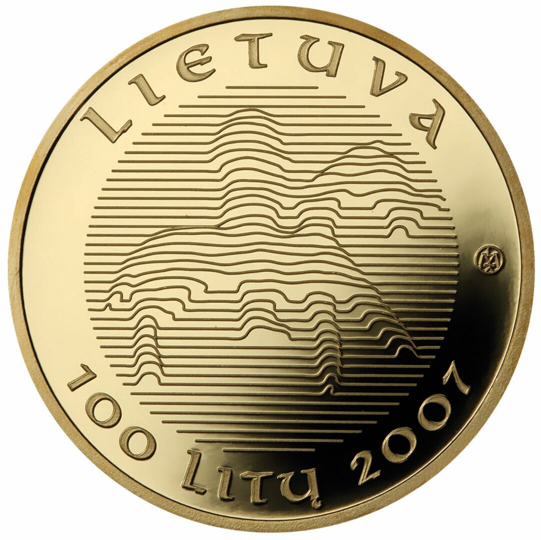 Лит 100. Name of Lithuania.