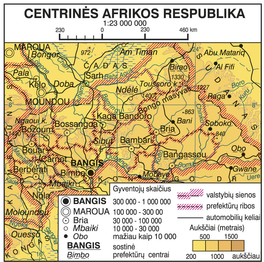 Centrinės Afrikos Respublika Visuotinė Lietuvių Enciklopedija